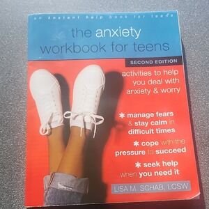 The Anxiety Workbook for Teens Second Edition by Lisa M. Schab, Trade Paperback